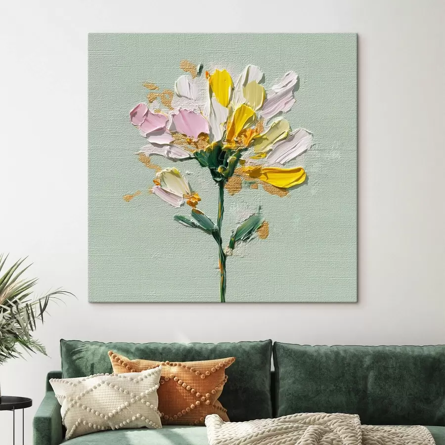 Pilt Päikeseline kimp piparmündi taustal s44354