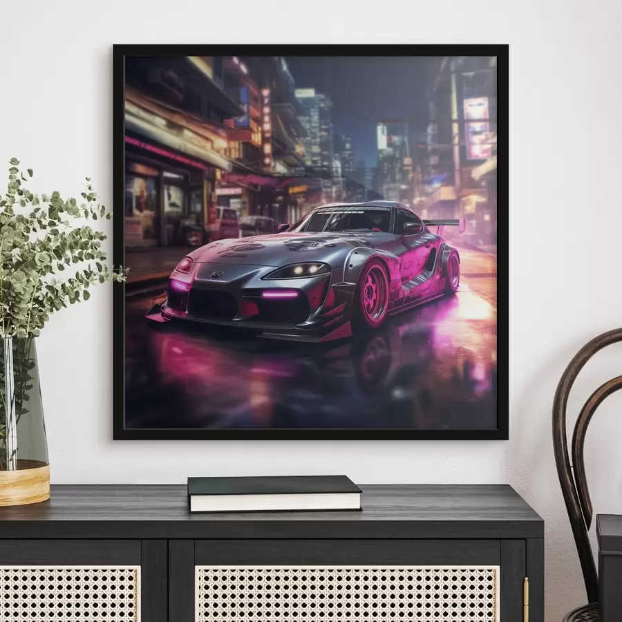 Fototapeedid Supra: Kiiruse evolutsioon neoonhämaruses: Kiiruse evolutsioon neoonhämaruses f44343