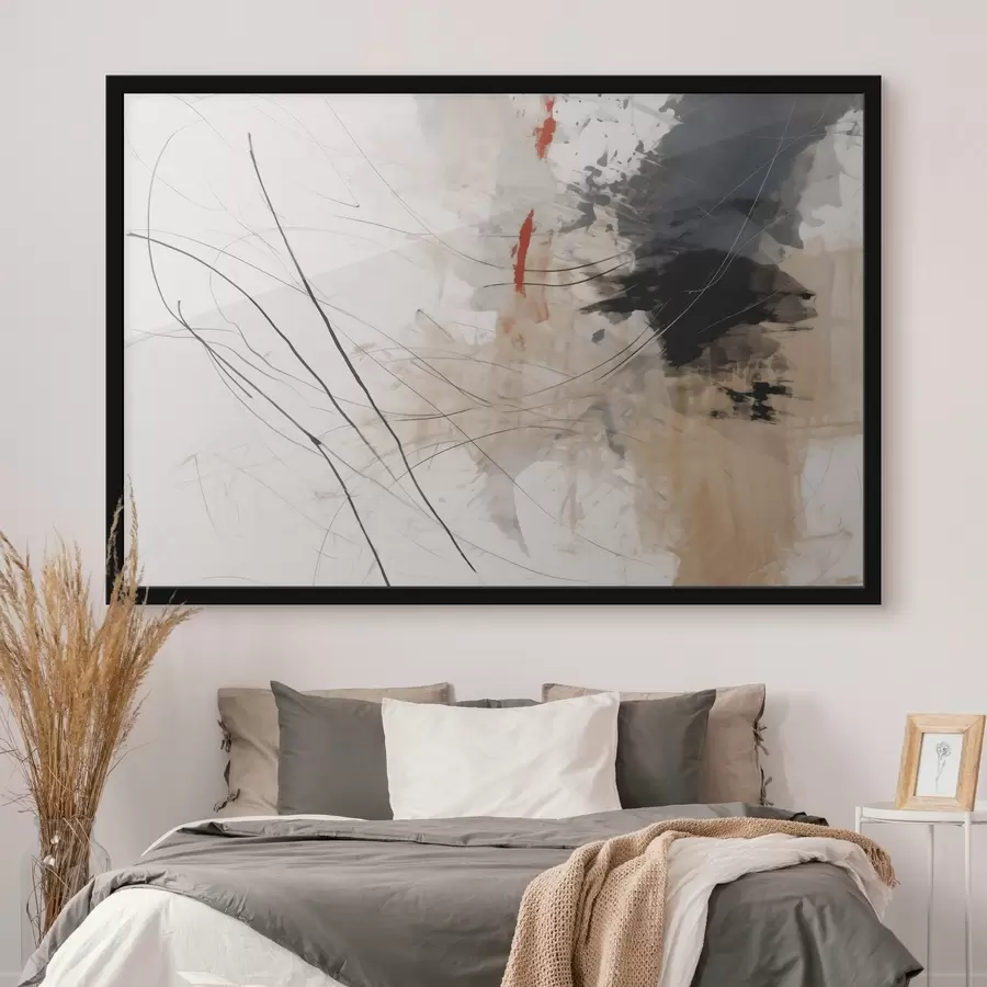 Fototapeedid Täppide, joonte abstraktsioon f44418