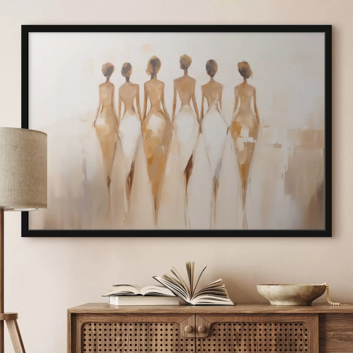 Plakat Tüdrukute abstraktsioon f44420