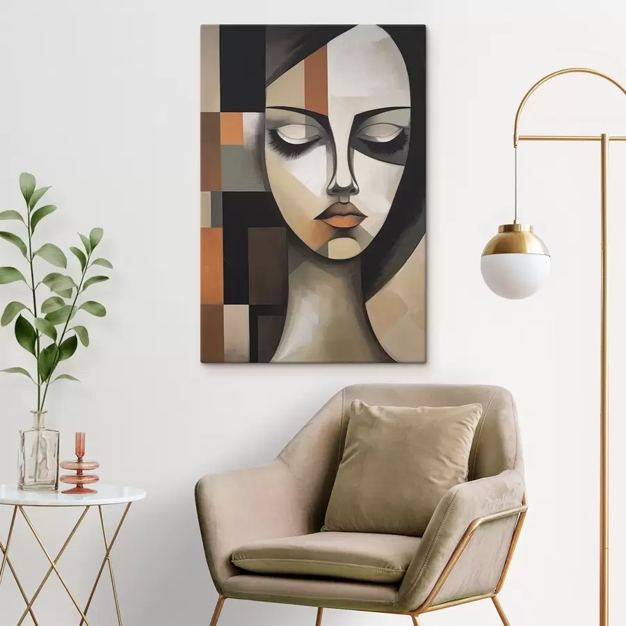 Pilt Geomeetriline nägu s44491