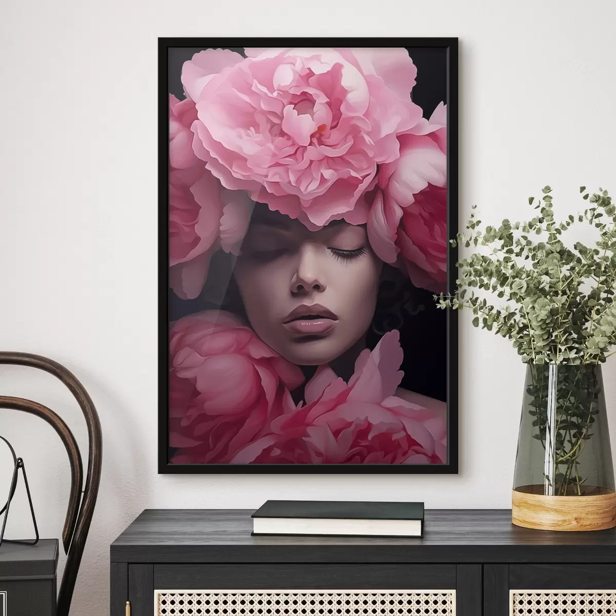 Plakat Nägu kroonlehtedes f44490