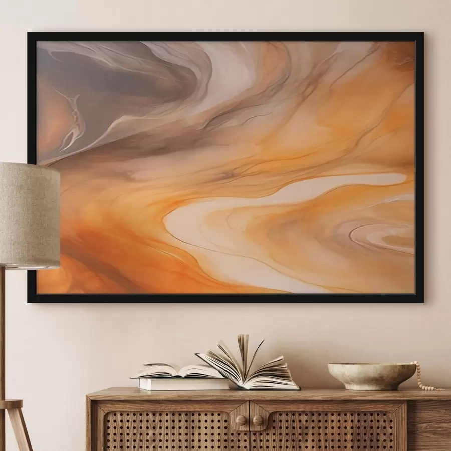 Fototapeedid Soojad abstraktsed lained f44496