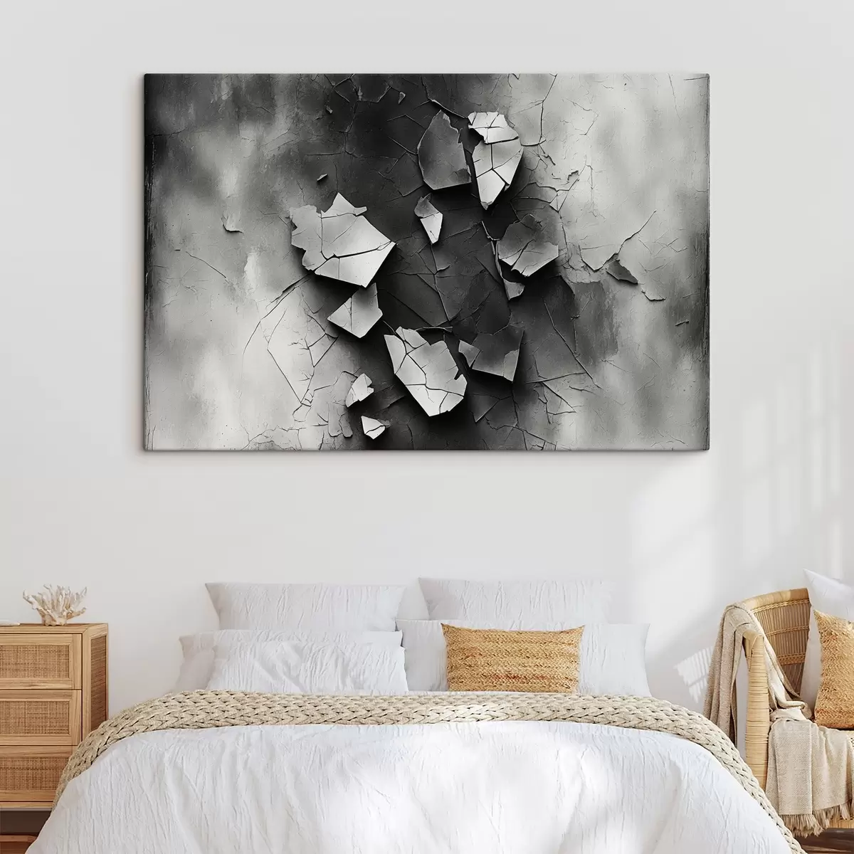 Pilt Must-valge vana sein s44450