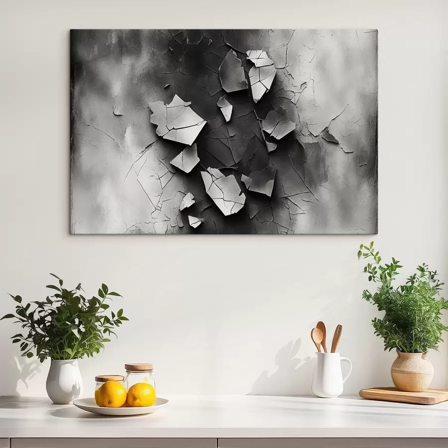 Pilt Must-valge vana sein s44450