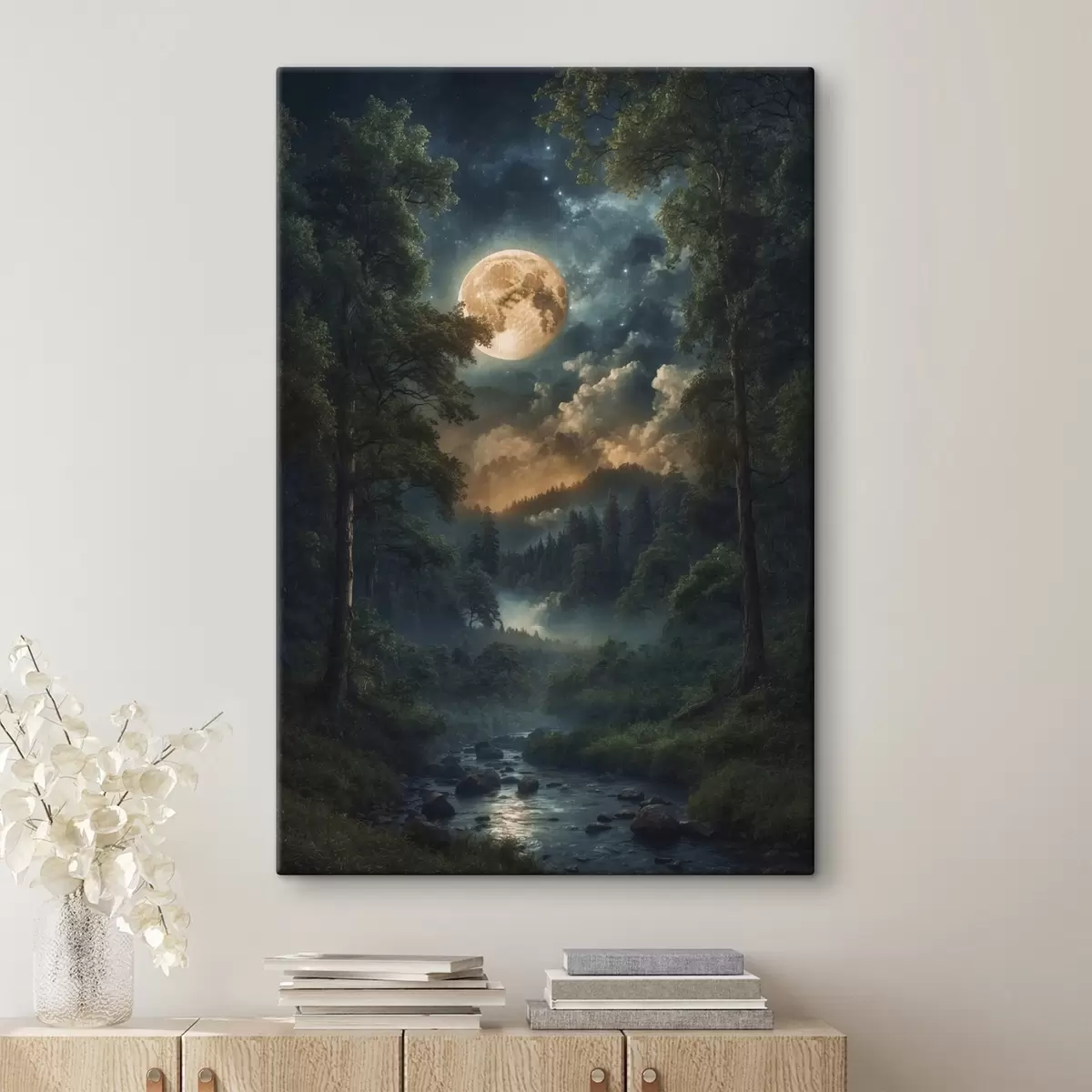 Pilt Täiskuu metsas s44454