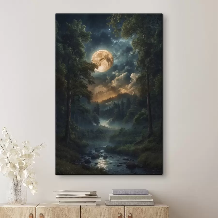 Pilt Täiskuu metsas s44454