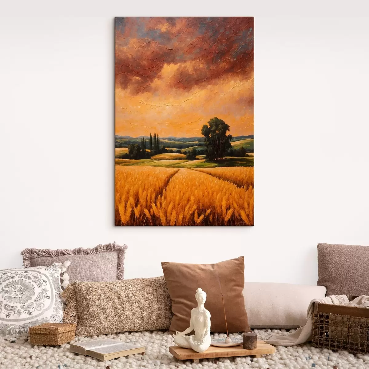 Pilt Nisupõld akrüülmaalide stiilis s44464