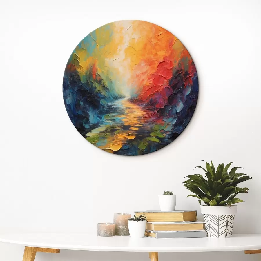 Pilt Abstraktne tee akrüülmaali stiilis r44441