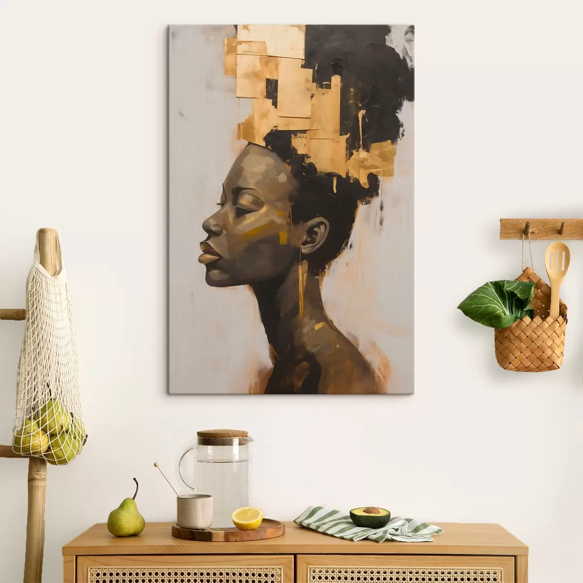 Pilt Naise portree abstraktne s44520