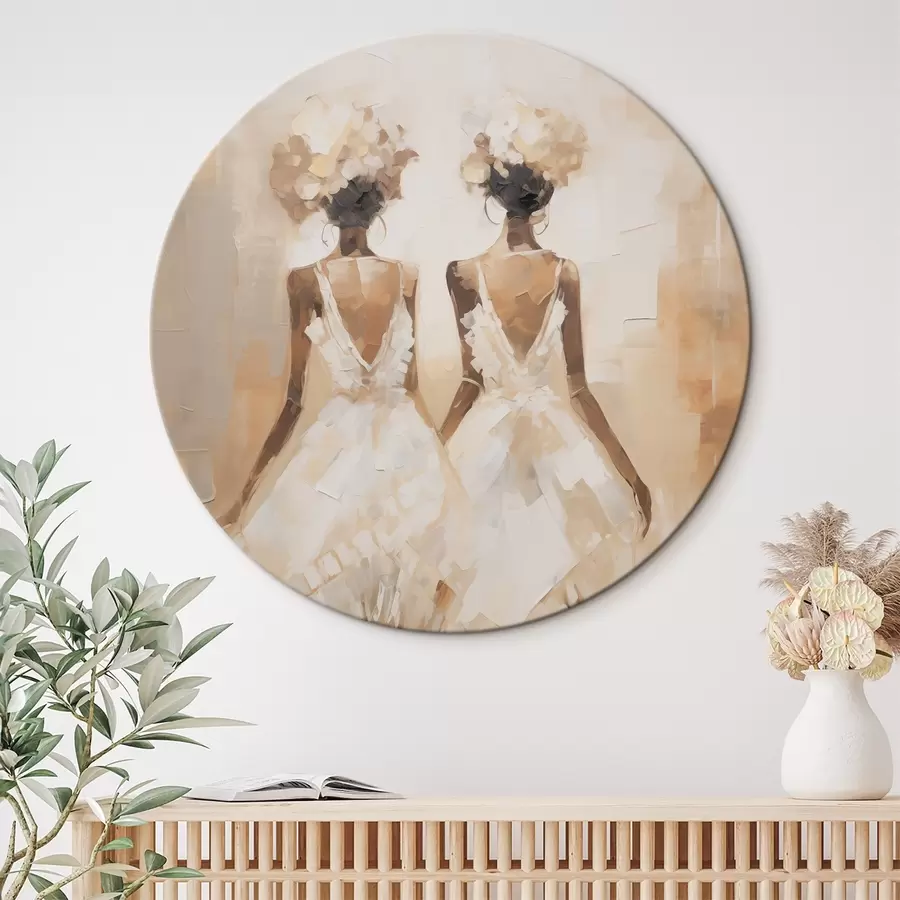 Pilt Abstraktne tüdrukute imitatsioonimaali r44517