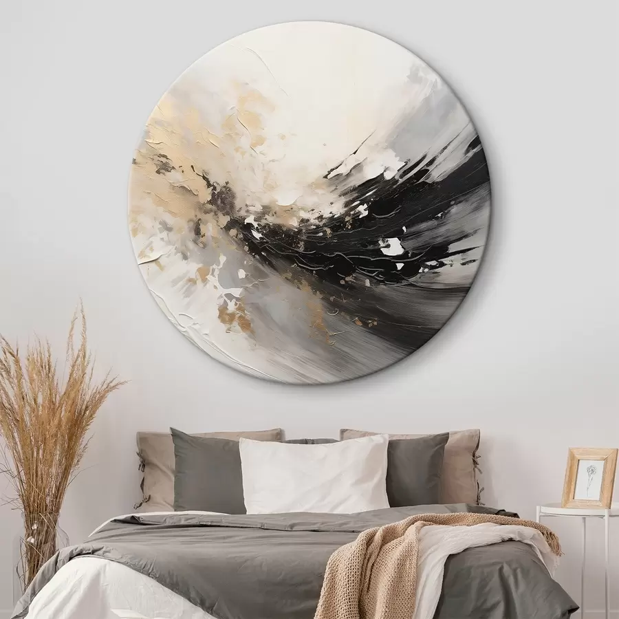 Pilt Abstraktne kompositsioon, maali imitatsioon r44519