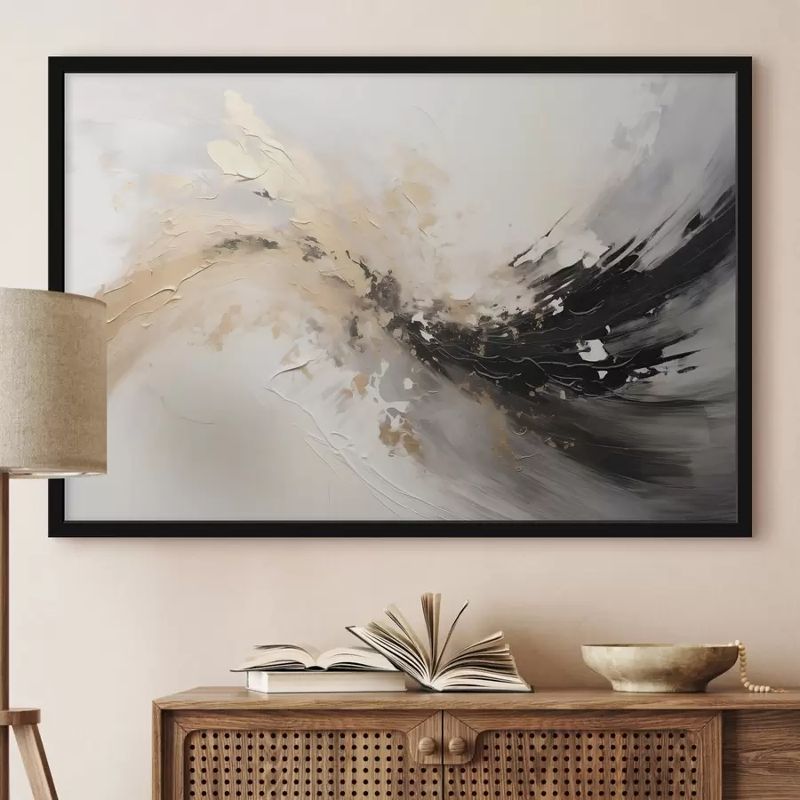 Fototapeedid Abstraktne kompositsioon, maali imitatsioon f44519