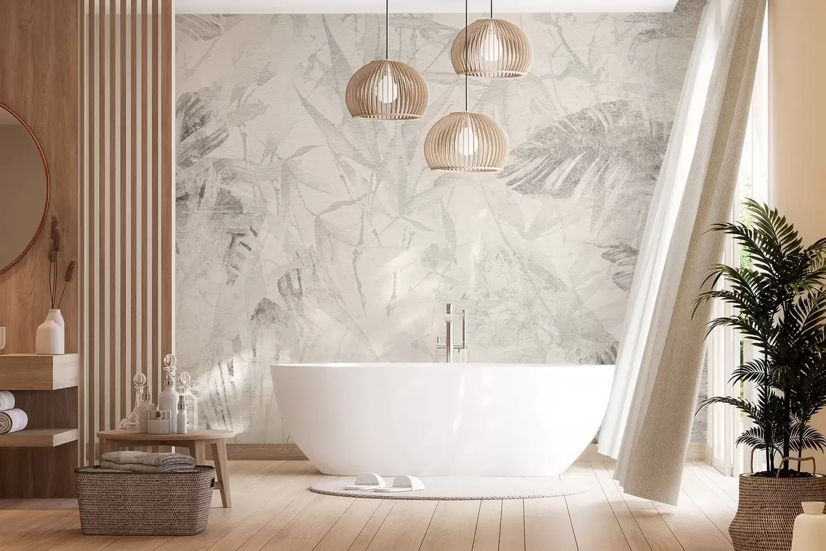 Fototapeedid Lillede abstraktsioon grunge stiilis, mis imiteerib kulumist w03926