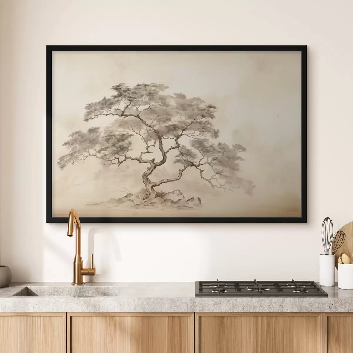 Plakat Puu mäel f44523