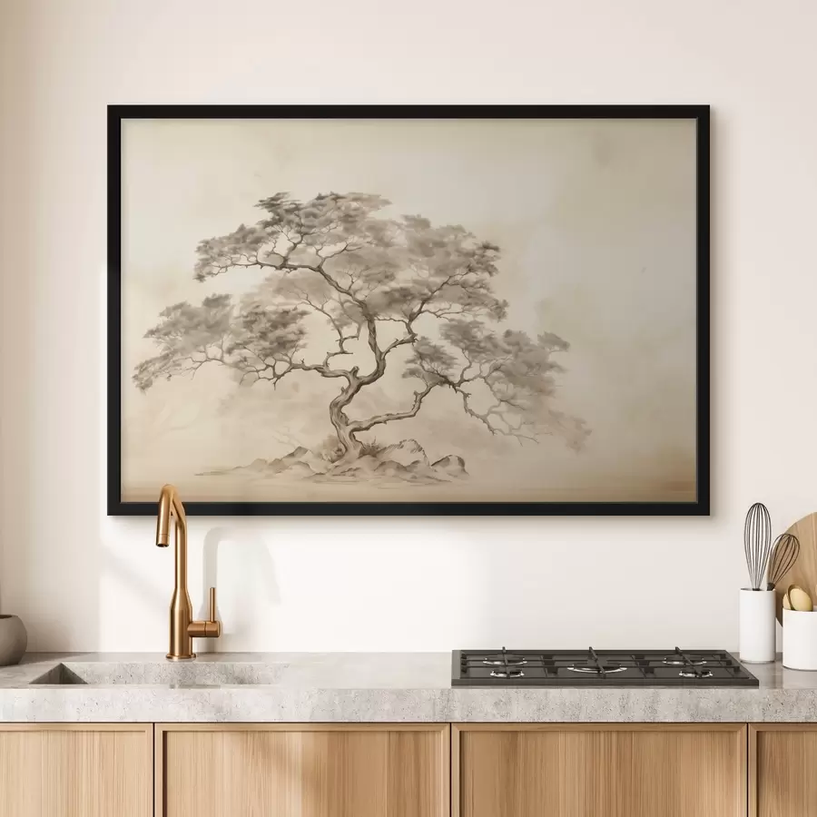 Fototapeedid Puu mäel f44523