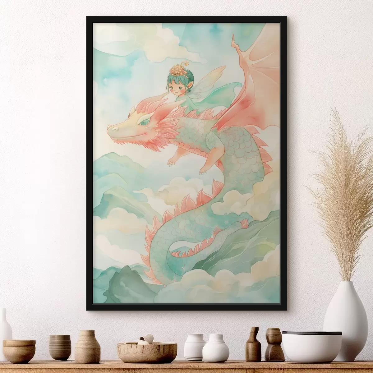 Plakat Keiju ja draakon f44532