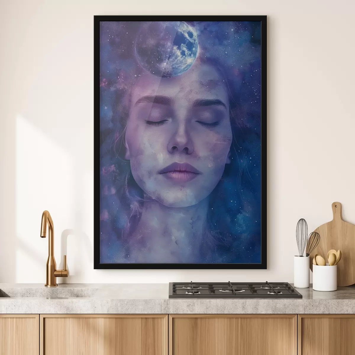 Plakat Naine ja kosmos f44539