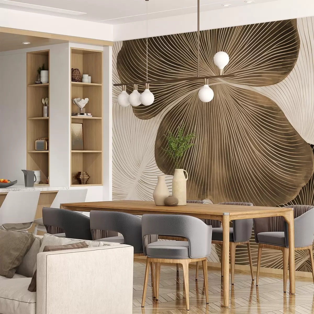 Fototapeedid Siledad mustrid w04042v1