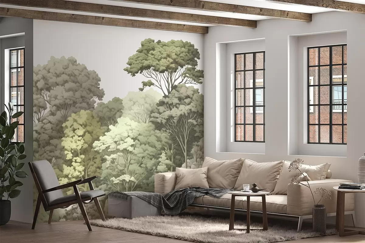 Fototapeedid Metsakroonid w04044