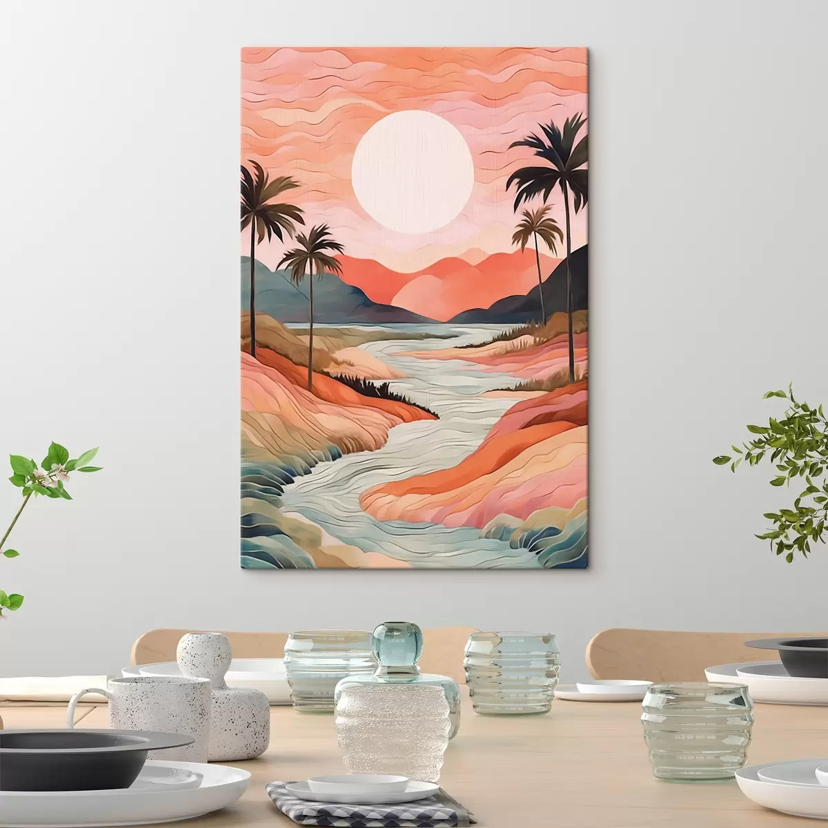 Pilt Maastik koos jõega s44568