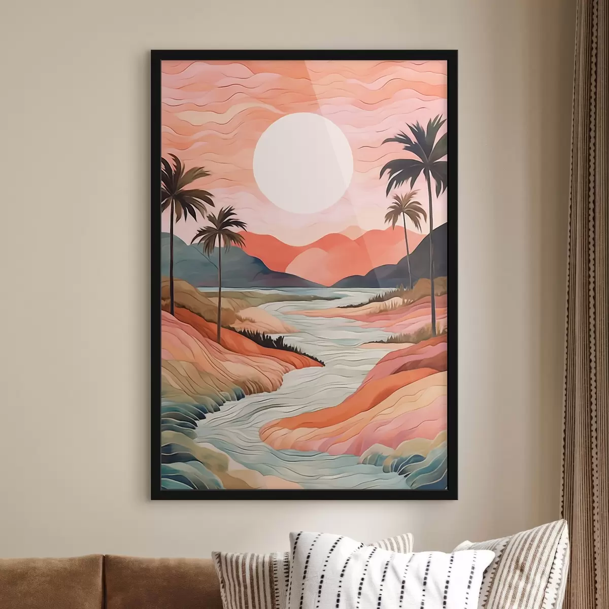 Plakat Maastik koos jõega f44568