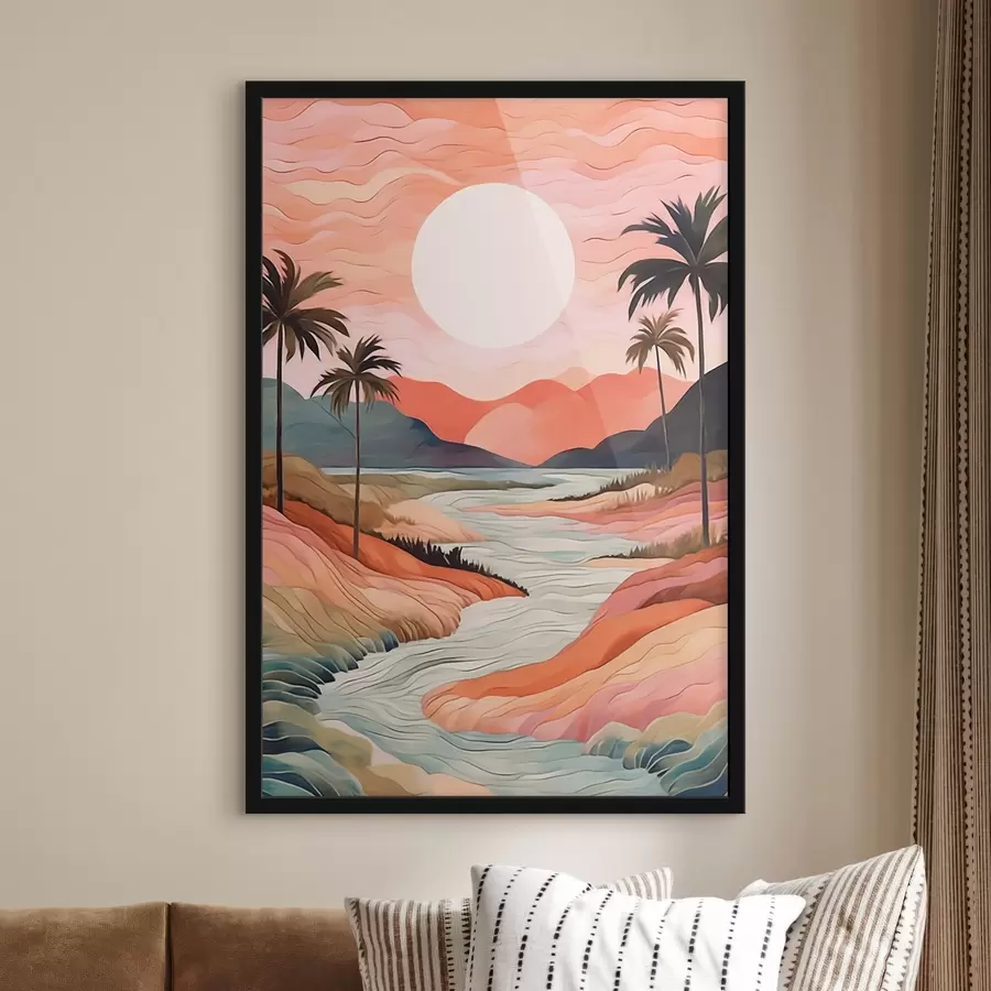 Fototapeedid Maastik koos jõega f44568