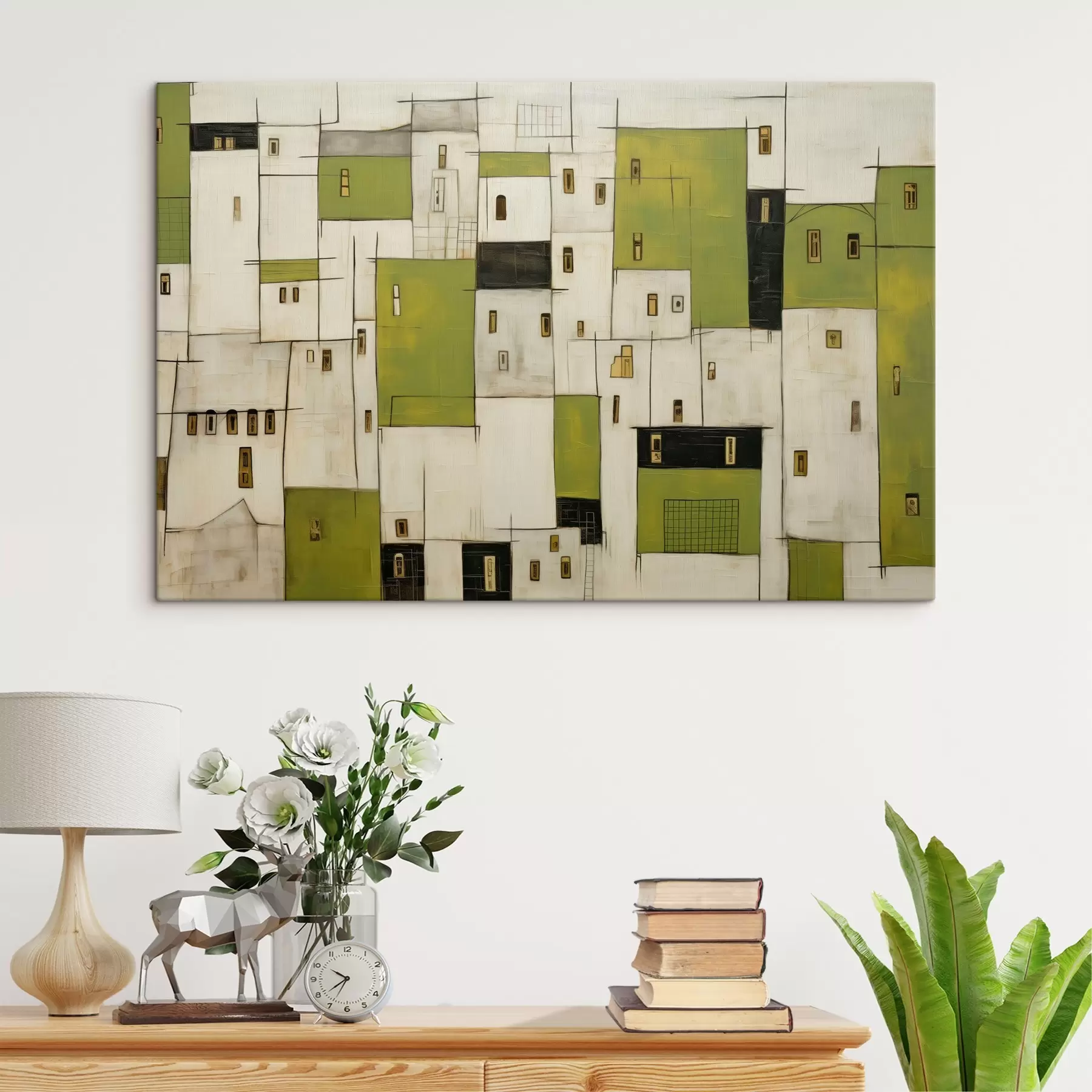 Pilt Abstraktsed majad s44582