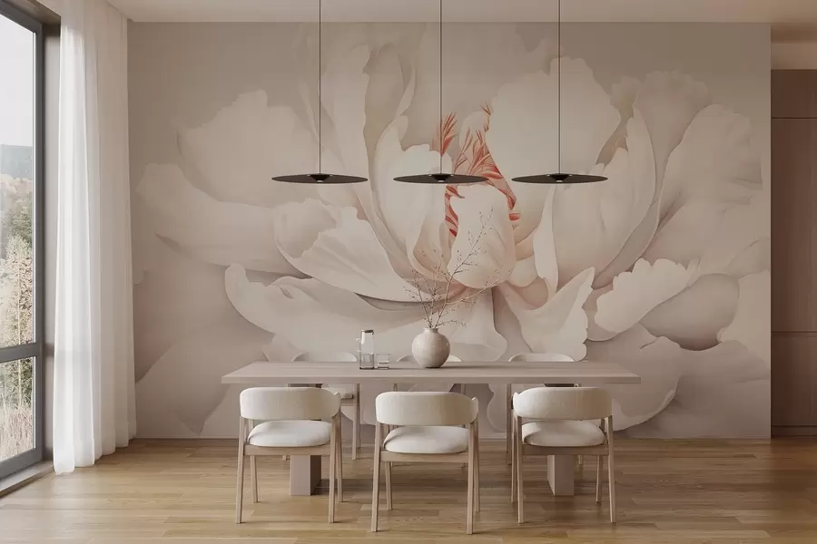 Fototapeedid Õitsevad pune pungad pastelsetes värvides w04061