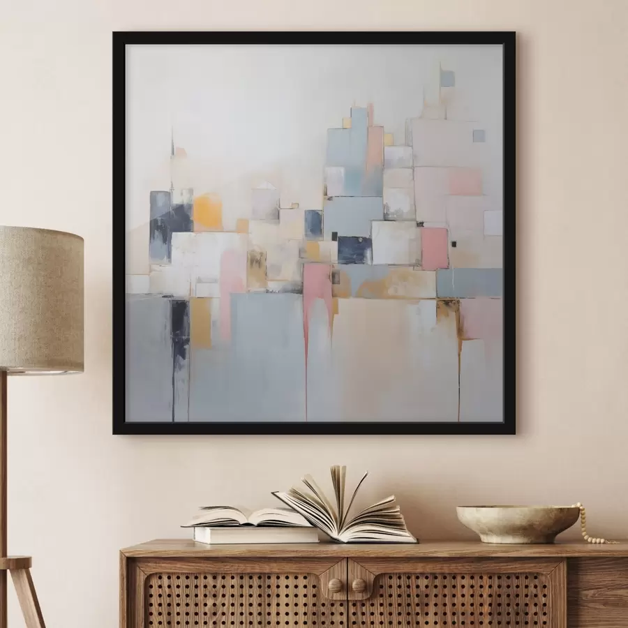 Fototapeedid Abstraktne linna imitatsioonimaal f44638