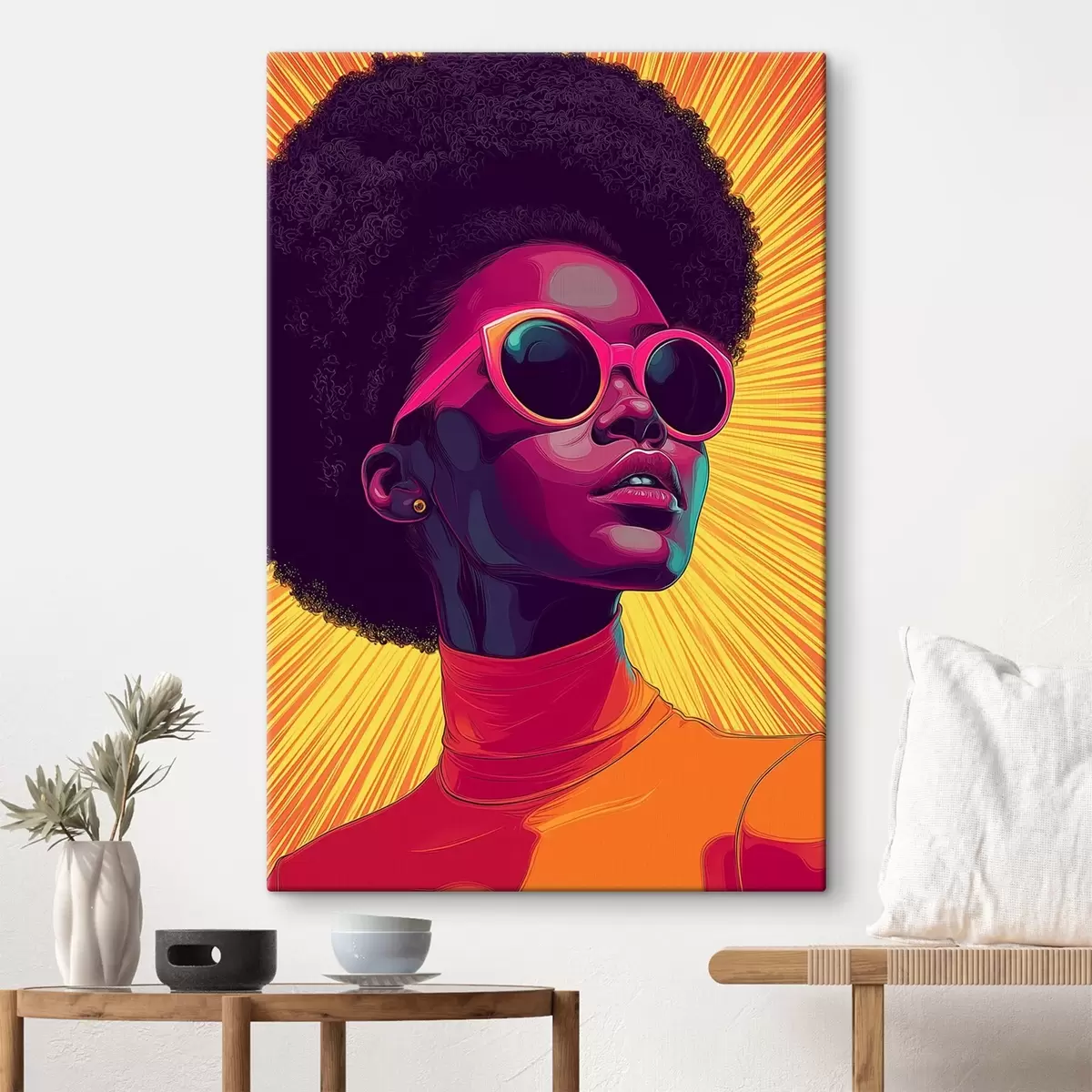 Pilt Tüdruk prillidega, popkunst s44620