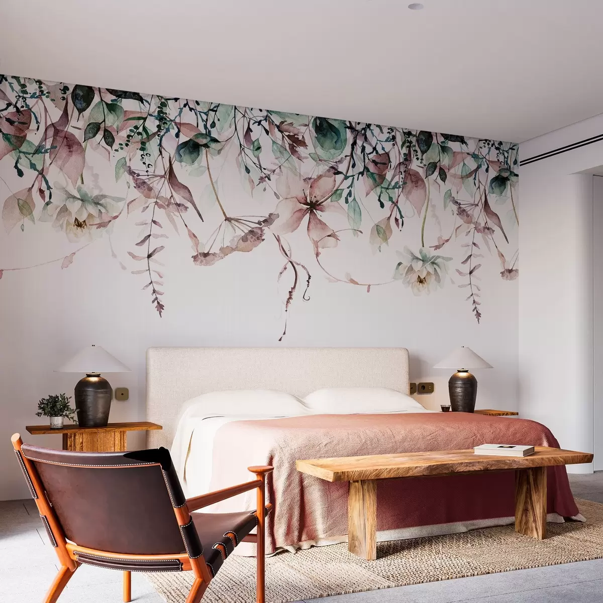 Fototapeedid Hajutatud lilled w09170