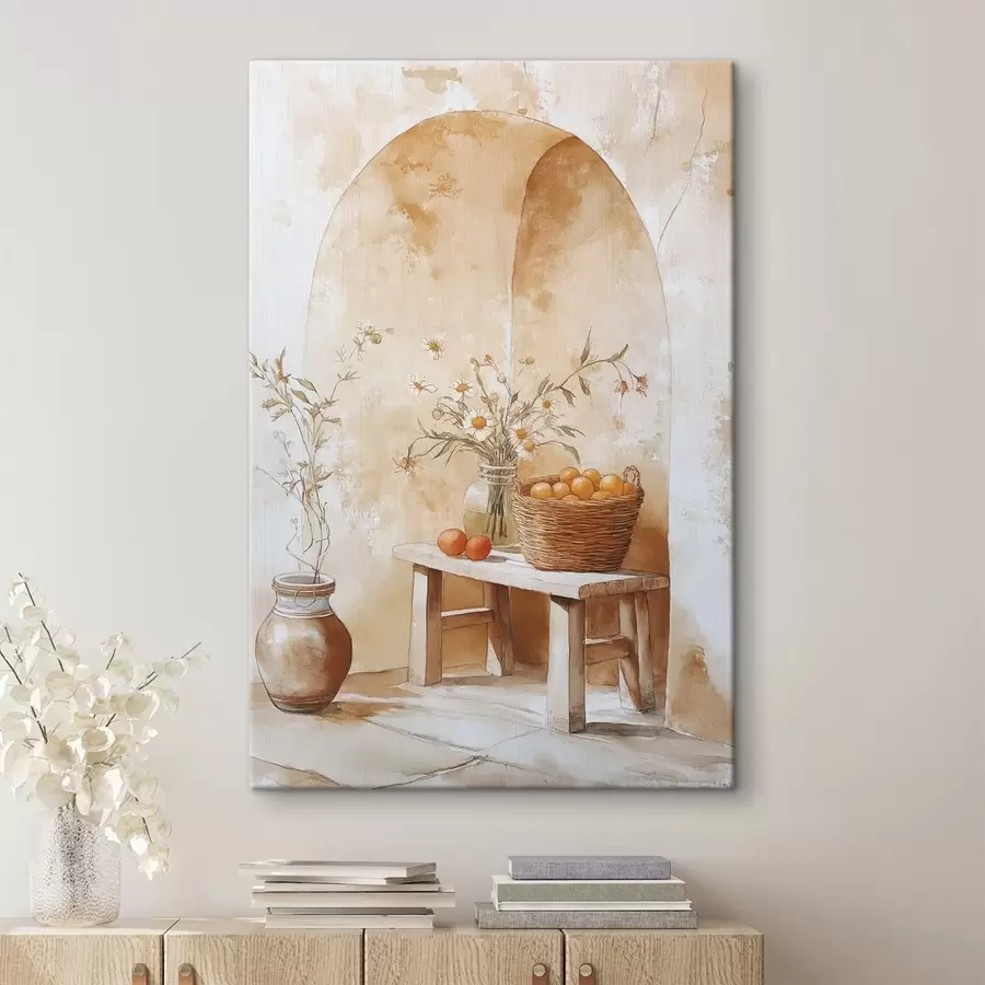 Pilt Kaarisein koos antiikpurgi, kummelilillede ja apelsinikorviga  s44613