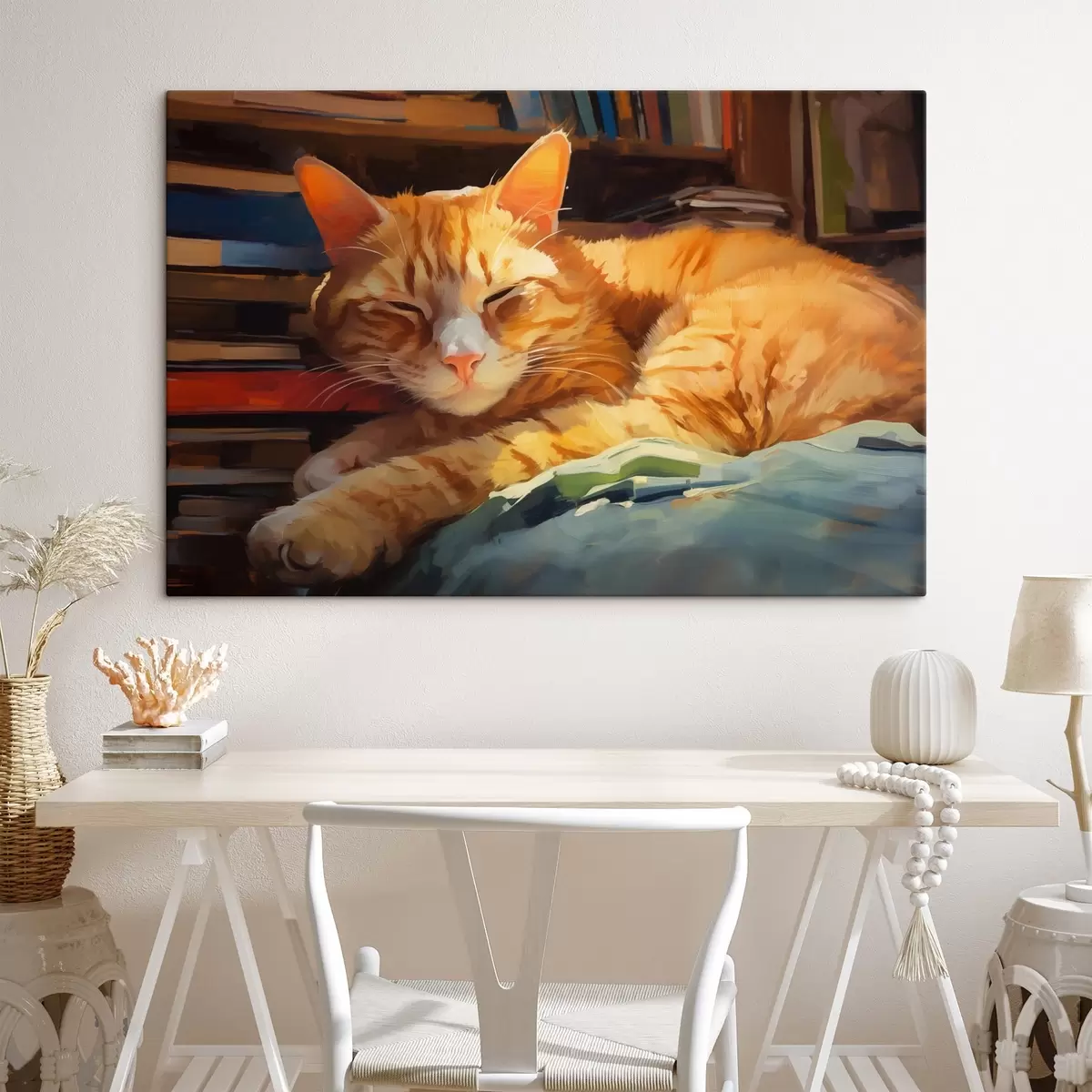 Pilt Kass ja raamatud s44656