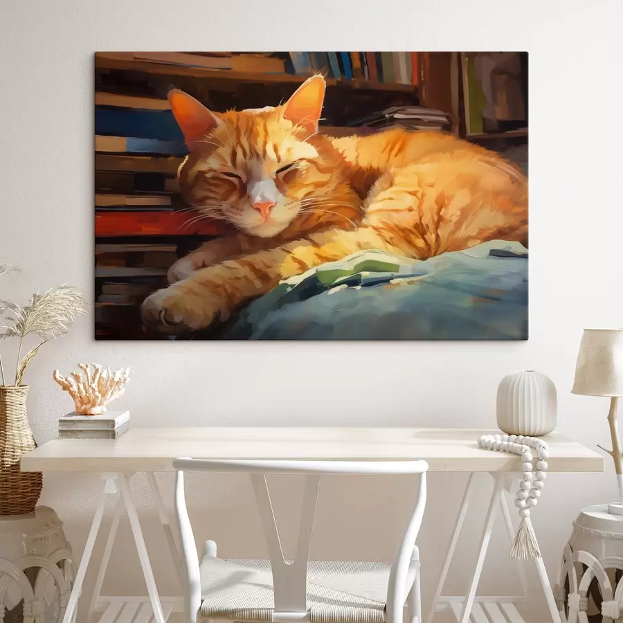 Pilt Kass ja raamatud s44656