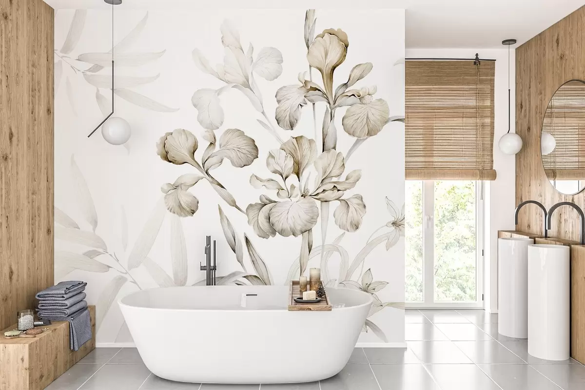 Fototapeedid Iirised, beeži toonid w03955v2