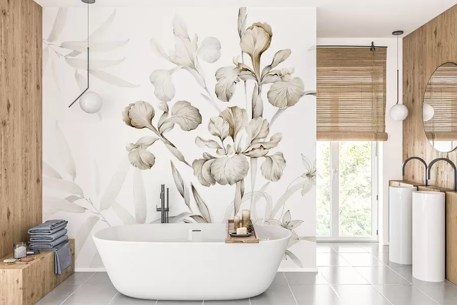 Fototapeedid Iirised, beeži toonid w03955v2