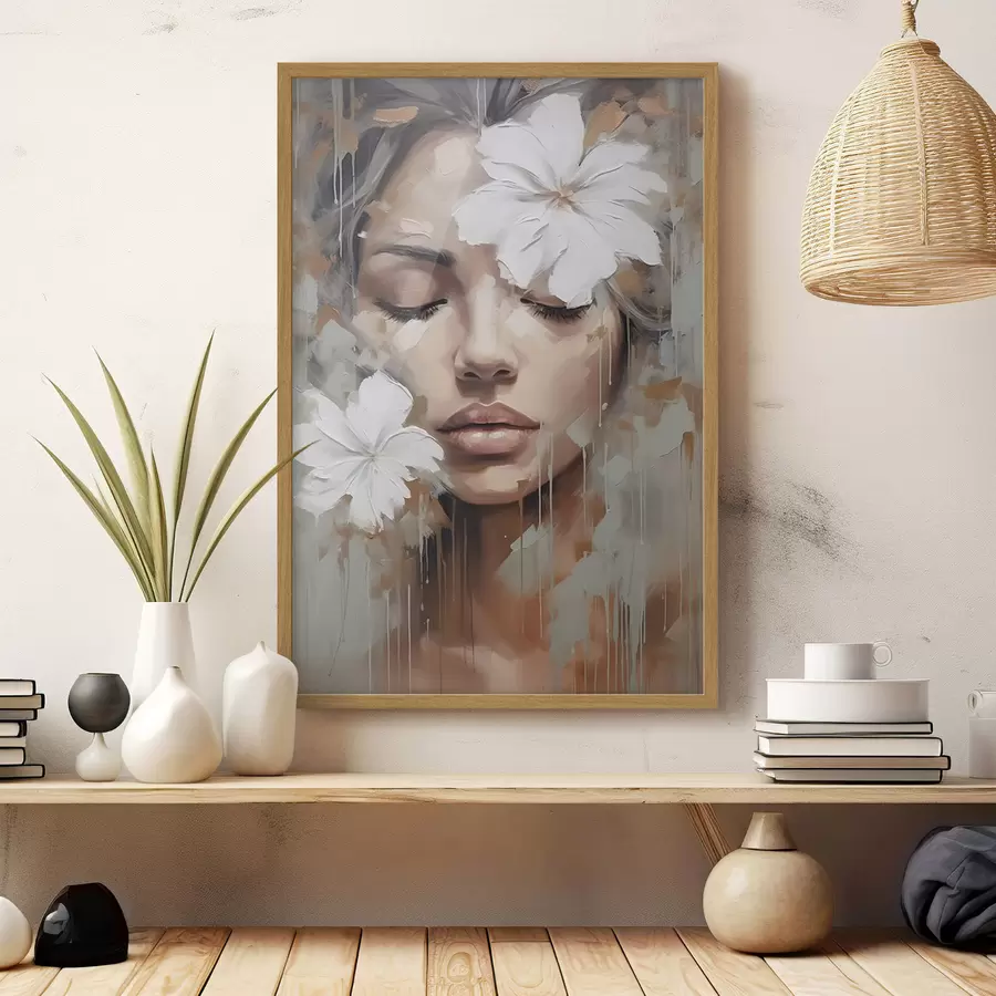 Fototapeedid Valged õied silmade kohal f44684