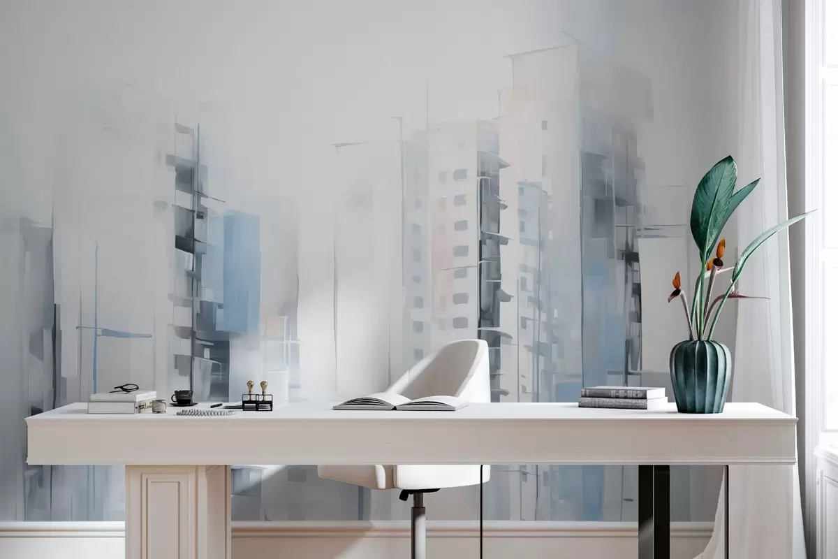 Fototapeedid Abstraktne linnapildi imitatsioonimaal w04100