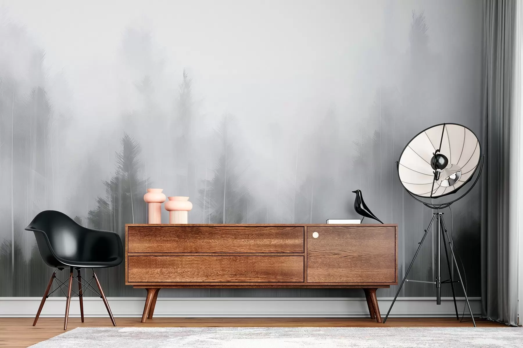 Fototapeedid Okaspuumetsade imitatsioonimaal w04104