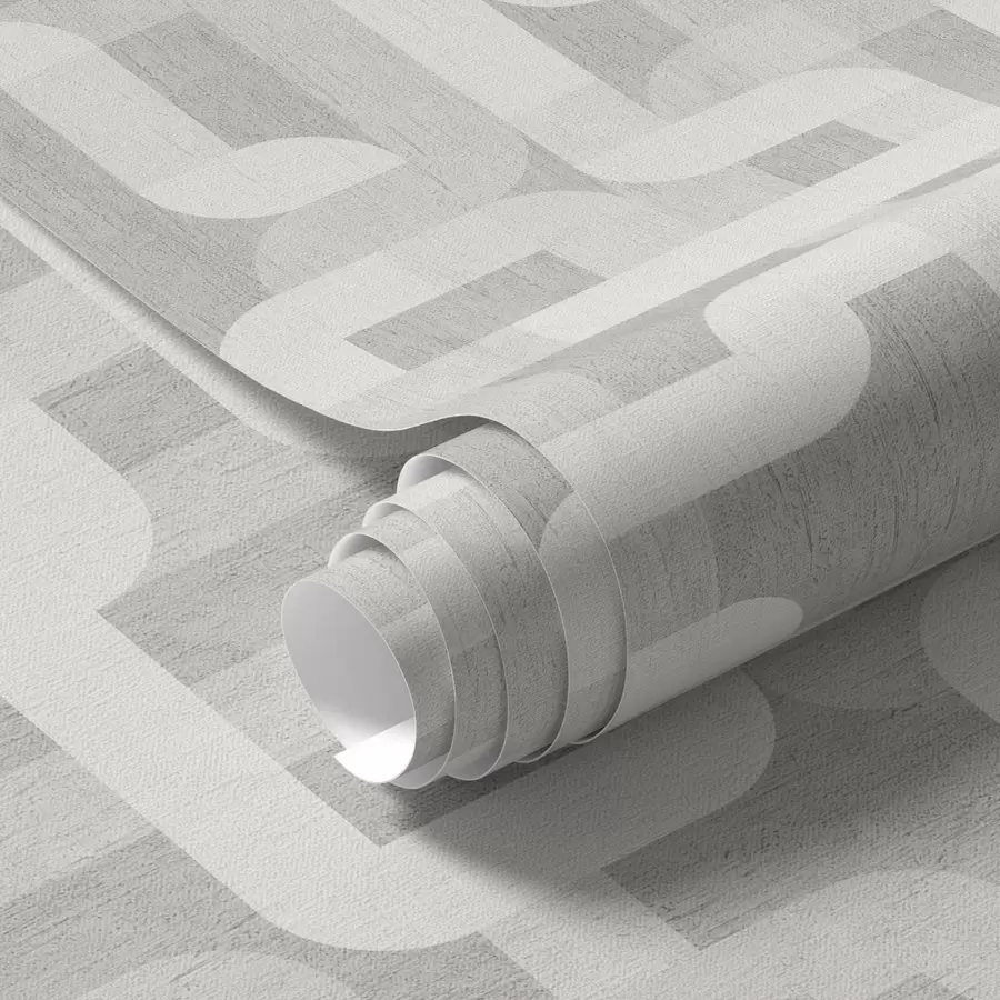 Fototapeedid Modernne graafiline muster kumerate joontega a00190