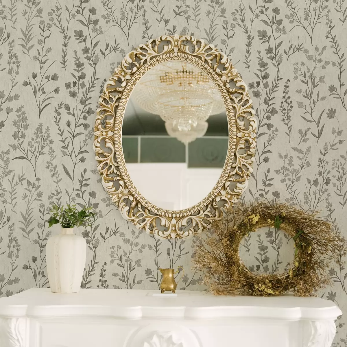 Tapeet Ühevärvilised heinamaad vintage stiilis a00192