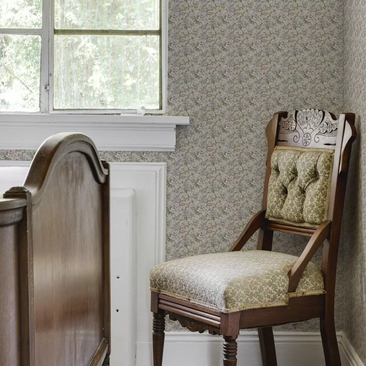 Tapeet Diagonaalne kimp õrnades toonides kevadlilledega a00204