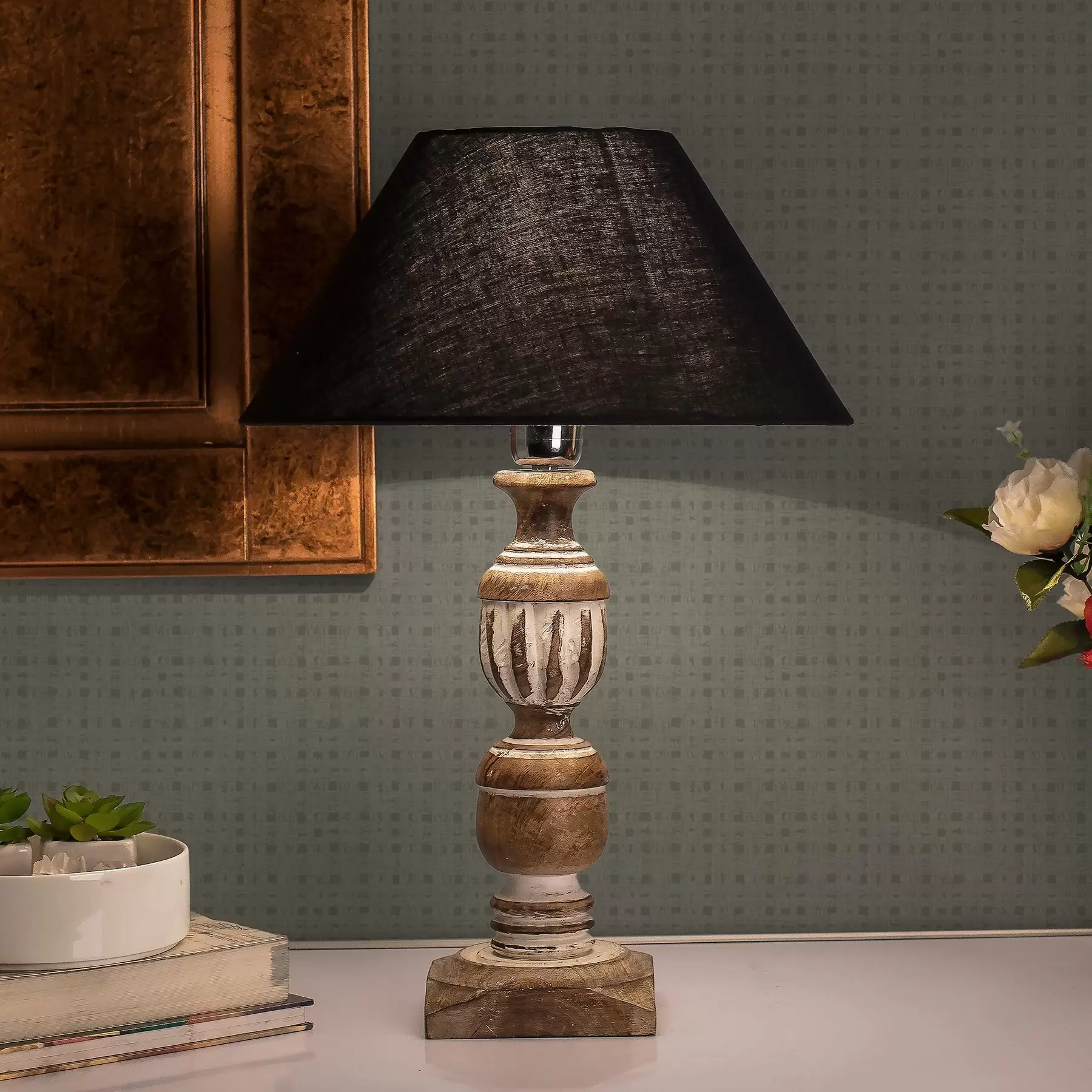 Fototapeedid Väike roheline puur, tekstuurne taust retro stiilis a00234