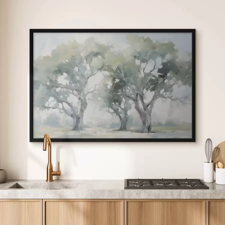 Fototapeedid Tamme puistu imitatsiooni maalimine f44695