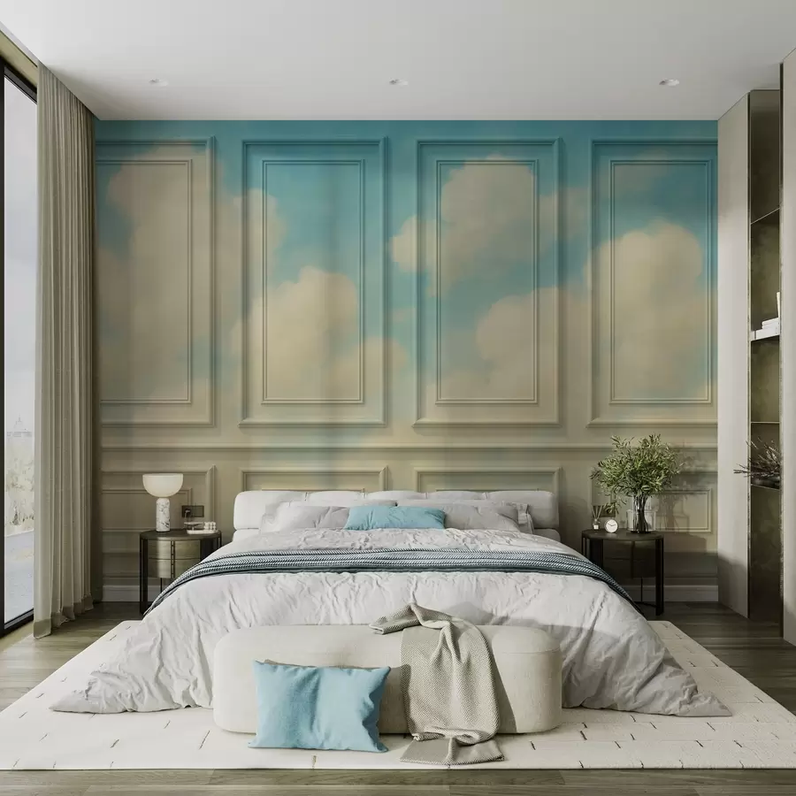 Fototapeedid Õhulike pilvedega vormimisimitatsioon w04110