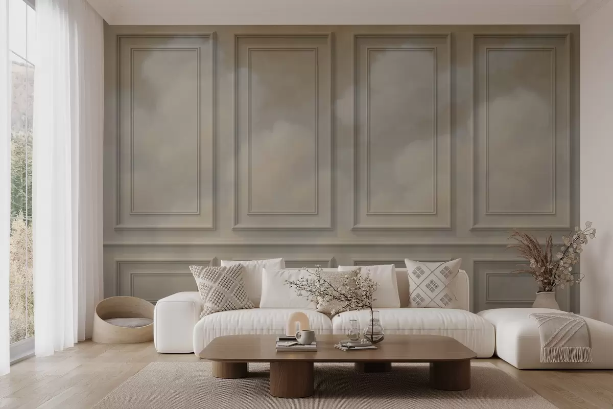 Fototapeedid Õhulike pilvedega vormimisimitatsioon w04110v1