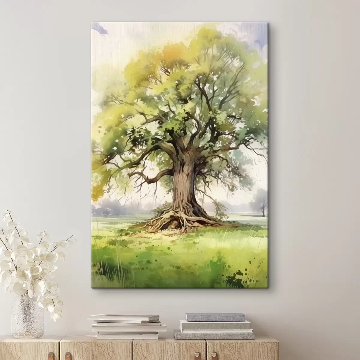 Pilt Vana puu laialivalguvate juurtega s44731