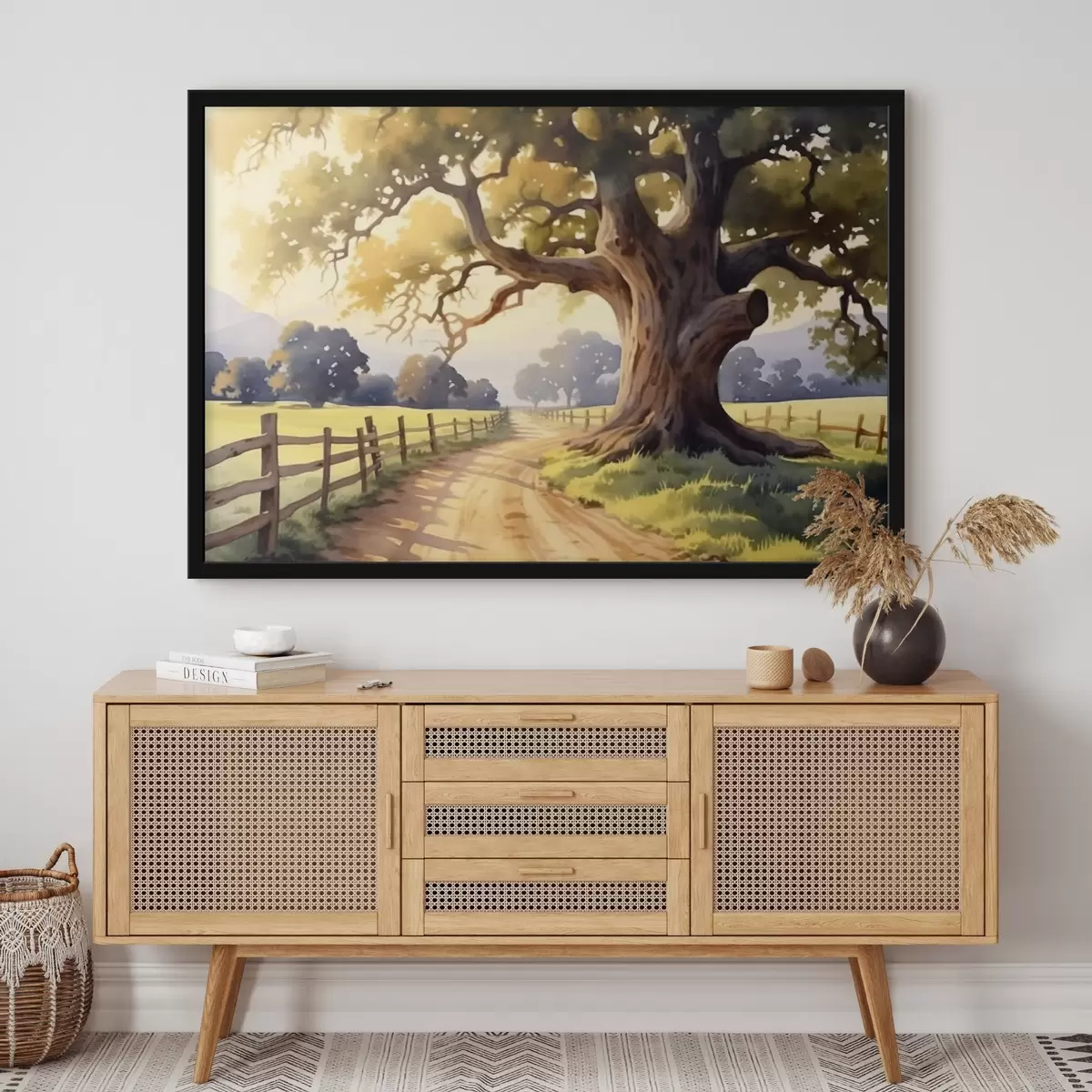 Plakat maatee ääres asuv allee f44733