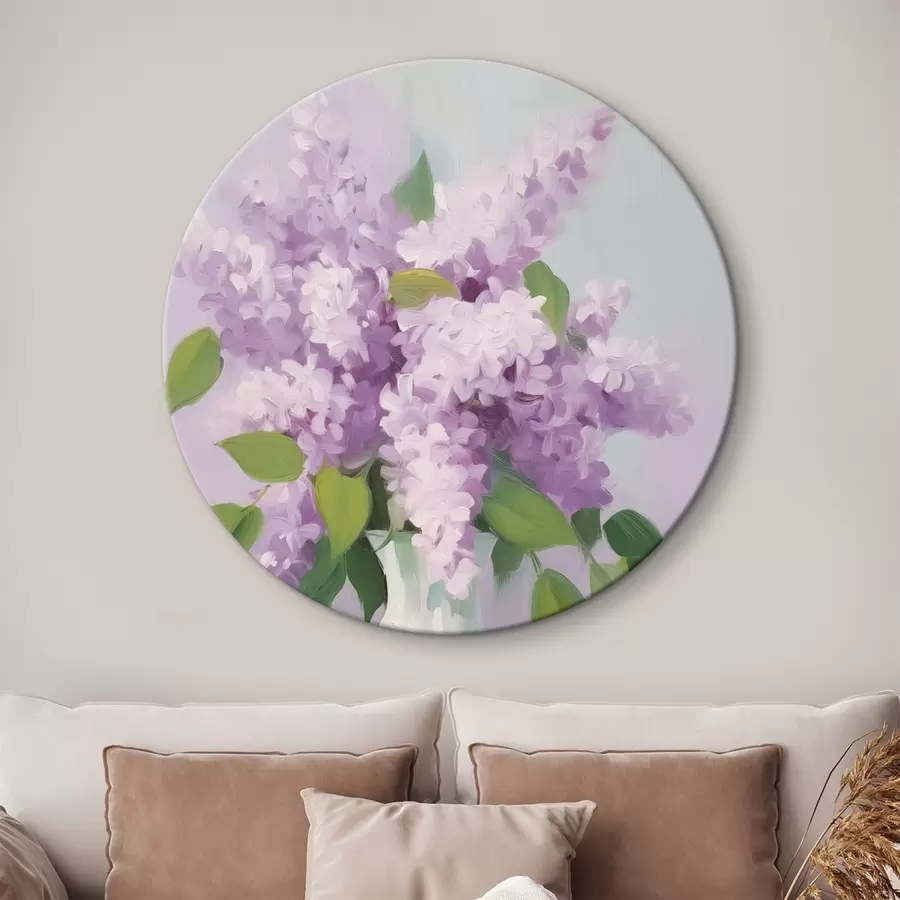 Pilt Lillad valges vaasis r44735